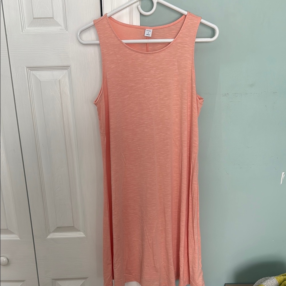 Sleeveless Coral Dress